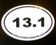 13.1 Half Marathon Euro Sticker