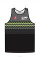 IOS Wildwood Run Singlet Black Lime - Women's